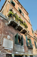 Tintoretto's house on Fondamenta dei Mori