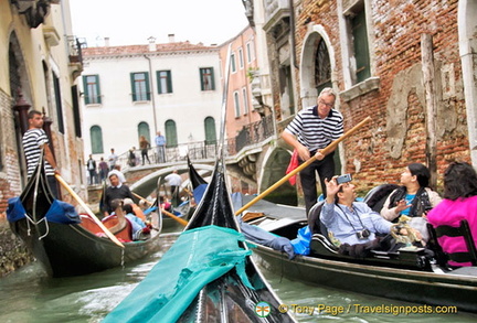 See how busy the canals are