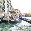 A meeting of gondoliers
