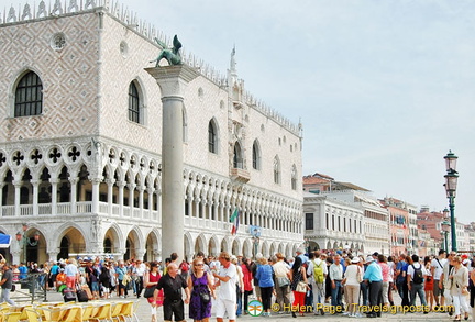 The Winged Lion of St Mark and Palazzo Ducale