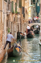 Watching life go on in the back canals of Venice