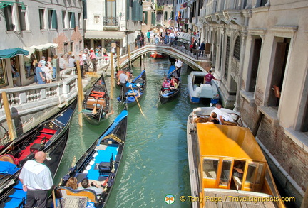 The back canals of Venice