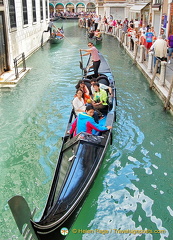 An enjoyable gondola ride