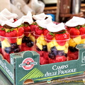 Macedonia (fruit salad) at the Piazza Erbe market