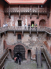 Inner yard of Trakai Castle