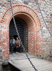 Trakai Island Castle drawbridge