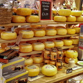 Cheeses, condiments and utensils