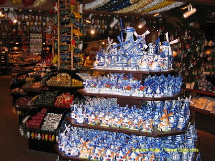 Gift shop bursting with souvenirs and foodstuff