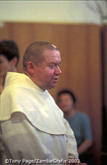 A priest at the Jasna Góra Monastery