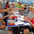 Having wine and cheese on Praça Lima e Brito, Arraiolos