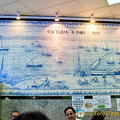 Azulejos panel showing Cacilhas O Farol 1890