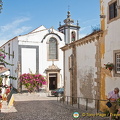 Obidos - Portugal (1601 visits) St. Peter's Church in the far end Obidos - Portugal