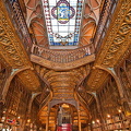 Lello bookshop, Oporto (1818 ביקורים) Stained glass skylight Lello bookshop, Oporto