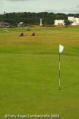 The eighteenth hole at St Andrew's