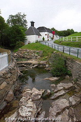 Edradour Distillery, the smallest distillery in Scotland