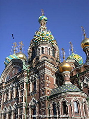 Church of Spilled Blood - spectacular against blue skies 