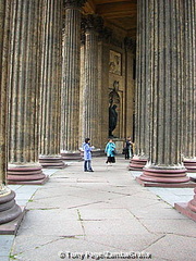 Kazan Cathedral has 96 Corinthian columns