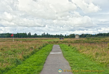 Culloden Battlefield path