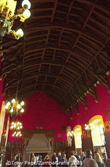 Edinburgh Castle - Facing the fireplace of The Great Hall 