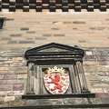Lion Rampant Shield above the Portcullis Gate (2509访问量) The red lion with blue tonque and claws make up the Royal Coat of Arms of Scotland.
[Edinburgh Castl... Lion Rampant Shield above the Portcullis Gate