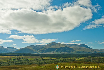 Ben Nevis as seen from the Commando Memorial