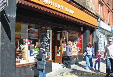 Whisky shop on High Street