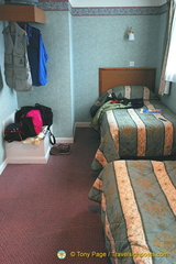 Our double room was not wide enough for 2 single beds 