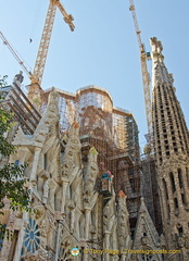 The Glory Facade is dedicated to the Celestial Glory of Jesus