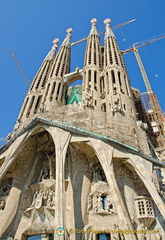 Passion facade of Sagrada Familia