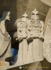 Passion Facade sculptures