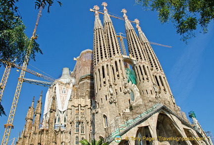 West facade towers