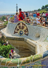 A panoramic view of Barcelona city and the bay area