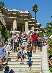 That's me, walking down the grand staircase