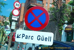 Parc Güell is in the Barcelona district of Sants-Montjuïc