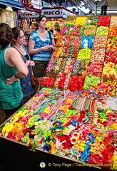 Sweets at La Boqueria