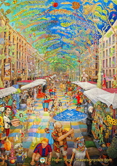 An artist's impression of Las Ramblas