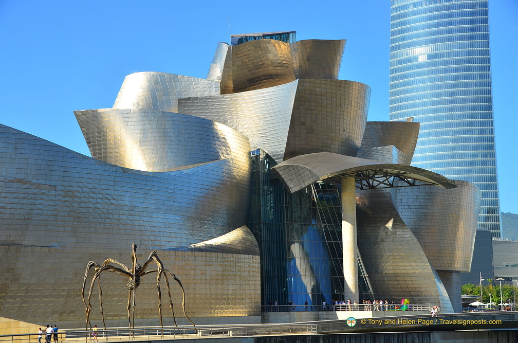 Maman, Guggenheim Museo and the Iberdrola tower