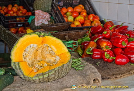 Fruit and veggies at the Market Square