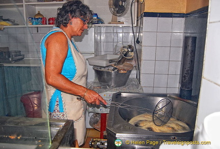 The Churros stall at the Carmona Market Square