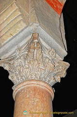 Columns and capitals in the Mezquita