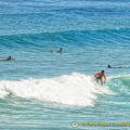 Catching the surf in Getaria