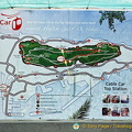 Map of what you'll see from the Cable Car