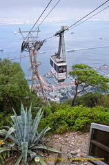 The cable car journey takes about 10 minutes