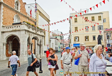 Tourists in Gibraltar