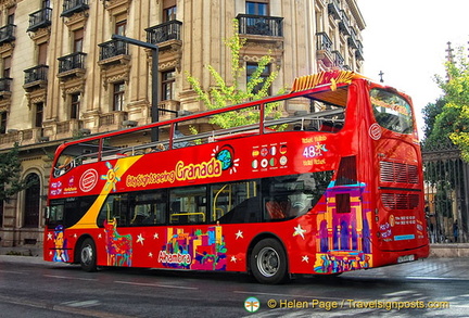 Granada sightseeing bus