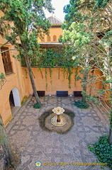 One of the small Alhambra courtyards