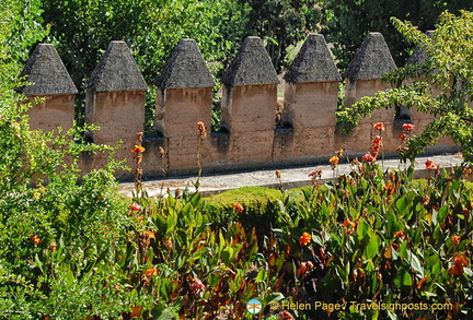 Alhambra fortress wall