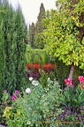 Flower beds in the Lower Gardens