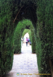 The secret gardens of the Generalife