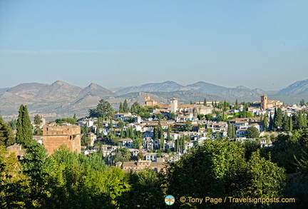 View of Albaicin from The Generalife